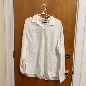 Land’s End White Dress Shirt